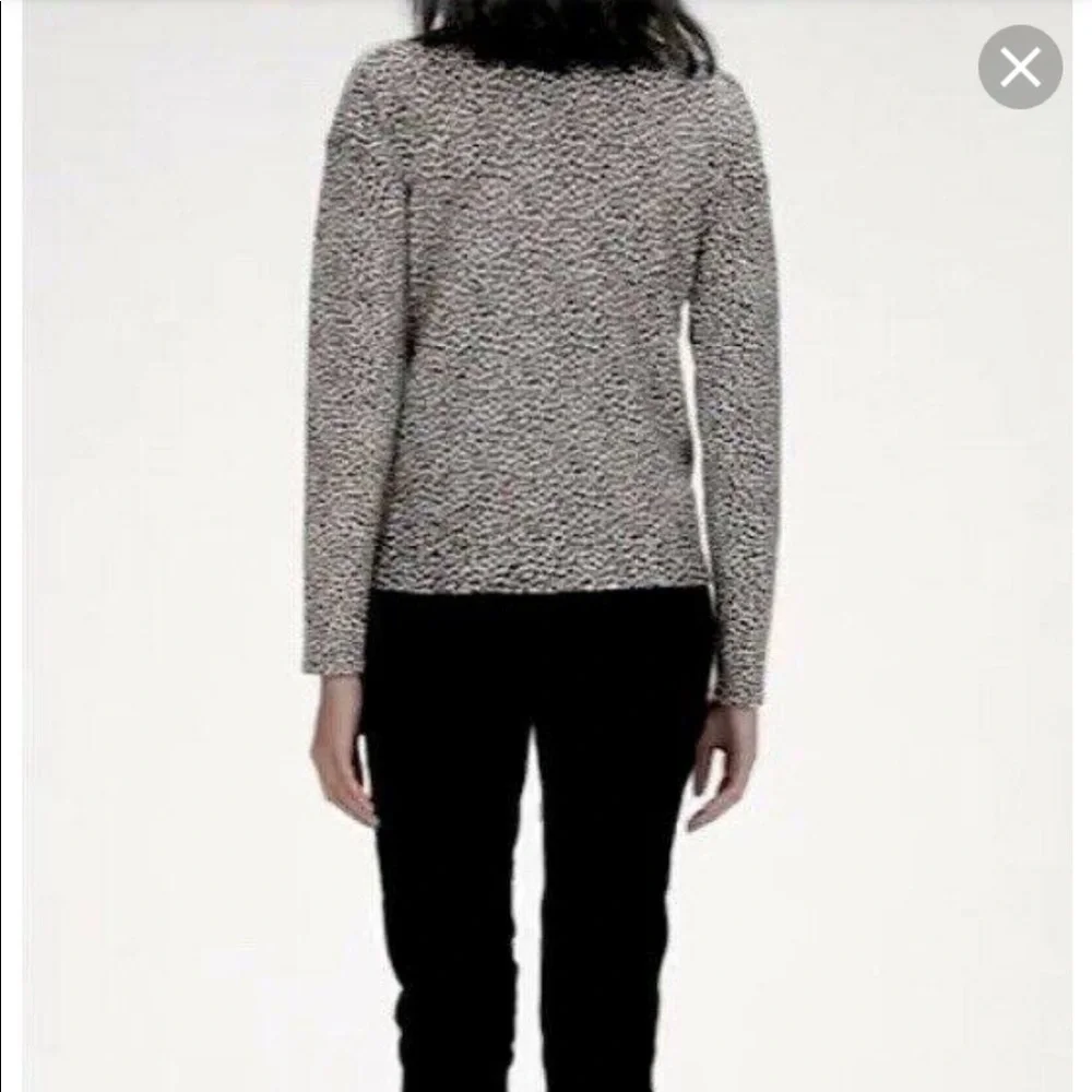 Banana Republic Merino lightweight WOOL sweater animal print XSMALL NEW